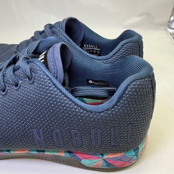NoBull Navy Prism Trainers shoes sneakers Workout lifting gym shoes Women’s 8 - Picture 4 of 15